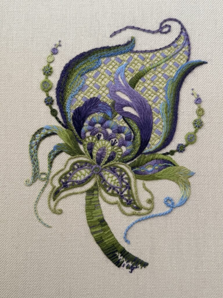 Traditional Jacobean Style Embroidery